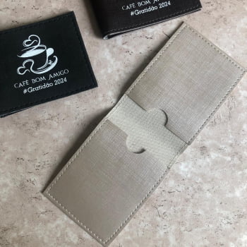 Porta Cartão Personalizado - 100 Unidades