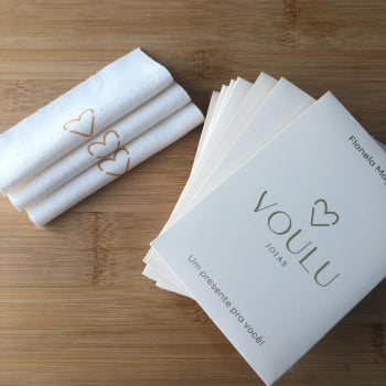 Flanela Mágica Personalizada + Envelope com Seu Logotipo - 100 Unidades 
