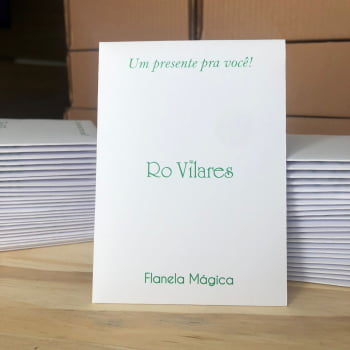 Flanela Mágica Personalizada + Envelope com Seu Logotipo - 200 Unidades