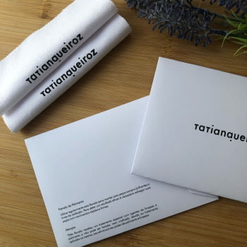 Flanela Mágica Personalizada + Envelope com Seu Logotipo - 50 Unidades